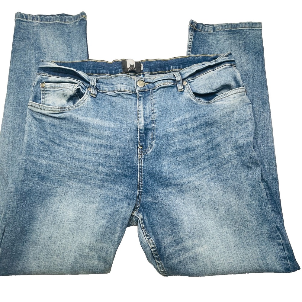 Collection By Michael Strahan Jeans Men 38x32 Blue Straight Stretch Denim Pants